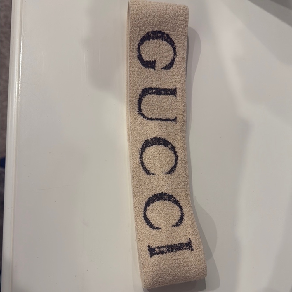 Gucci Beige Elastic Headband